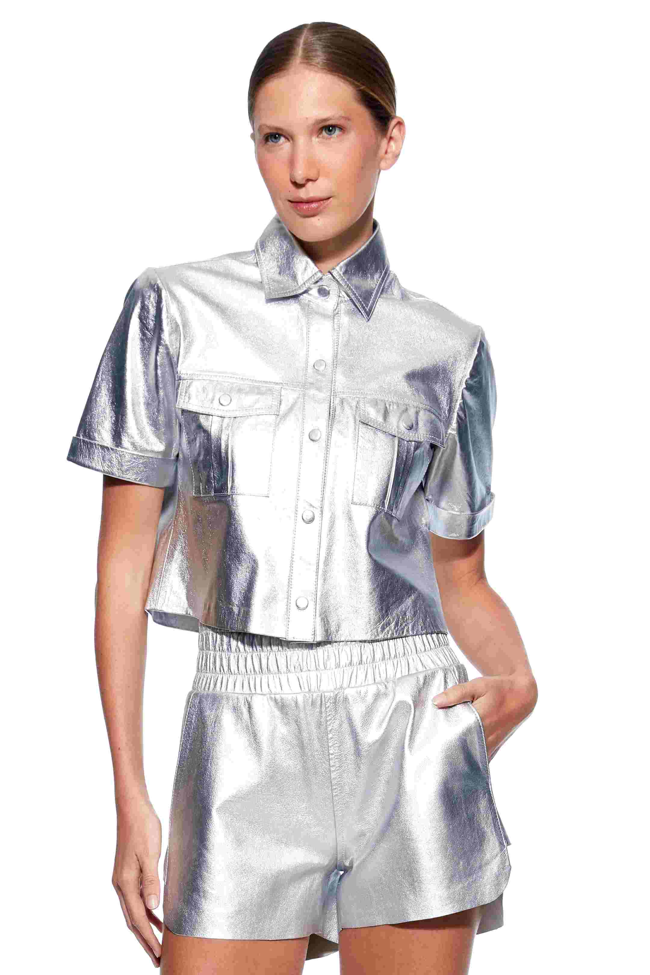 CAMISA COURO FABIA CHAMOIS MLK